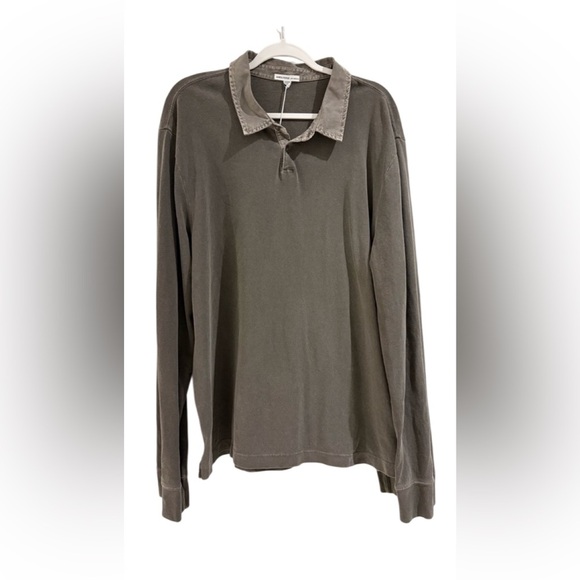 James Perse Gray Long Sleeve Shirt NWT - Picture 1 of 4